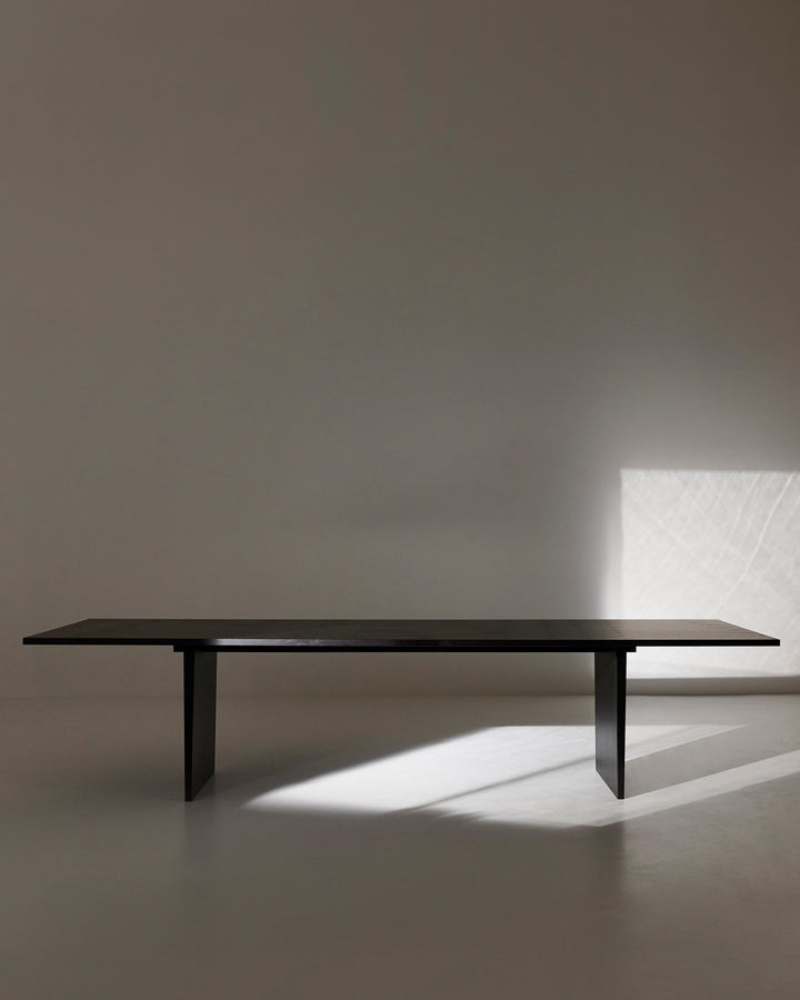 Private Dining Table - Gubi - Tables - 126" x 39" - Brown/Black Ash - HORNE