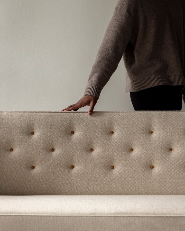 Radiohus Sofa - 2 Seater - Audo Copenhagen - Sofas - Natural Oak - Dakar Leather - 0250 Cognac - HORNE