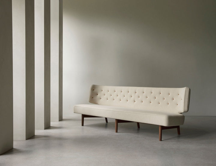 Radiohus Sofa - 3 Seater - Audo Copenhagen - Sofas - Natural Oak - Dakar Leather - 0250 Cognac - HORNE