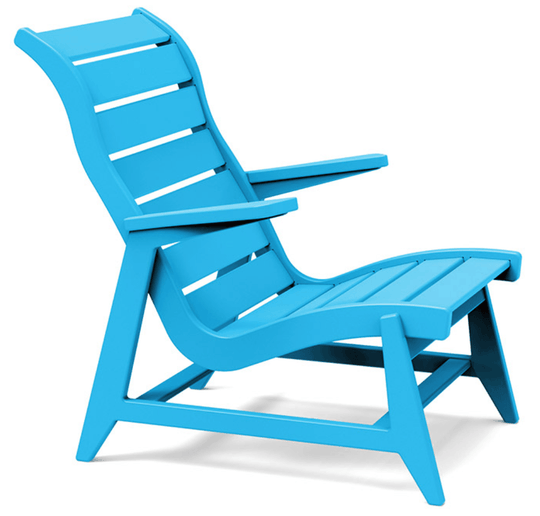 Rapson Chair - Loll Designs - Outdoor Furniture - Sky Blue - HORNE