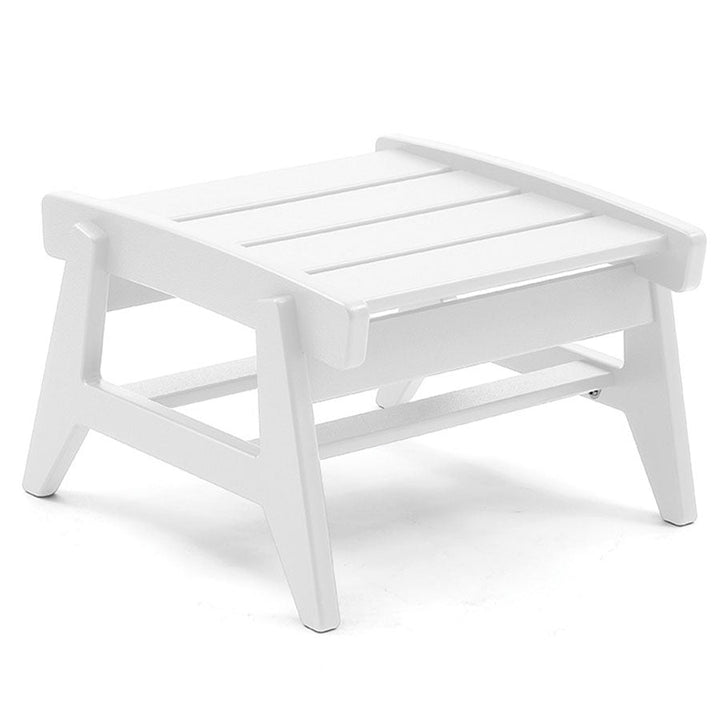 Rapson Ottoman - Loll Designs - Stools + Benches + Ottomans - Cloud White - HORNE