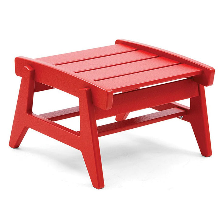 Rapson Ottoman - Loll Designs - Stools + Benches + Ottomans - Apple Red - HORNE