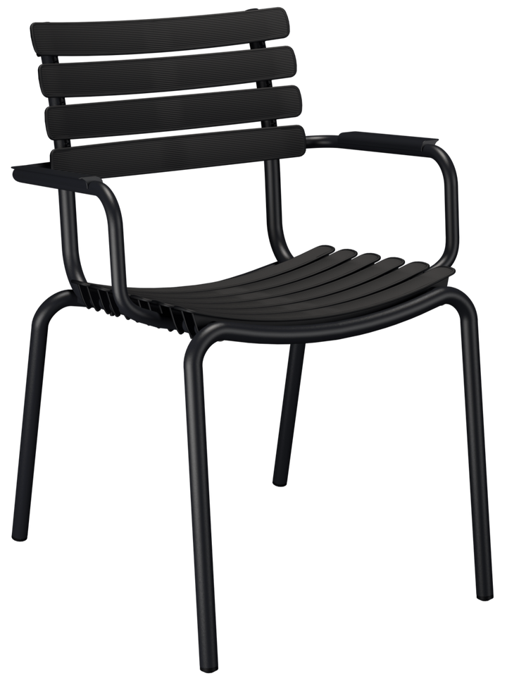 ReCLIPS Outdoor Dining Chair - HOUE - Outdoor Furniture - Black - Aluminum - HORNE