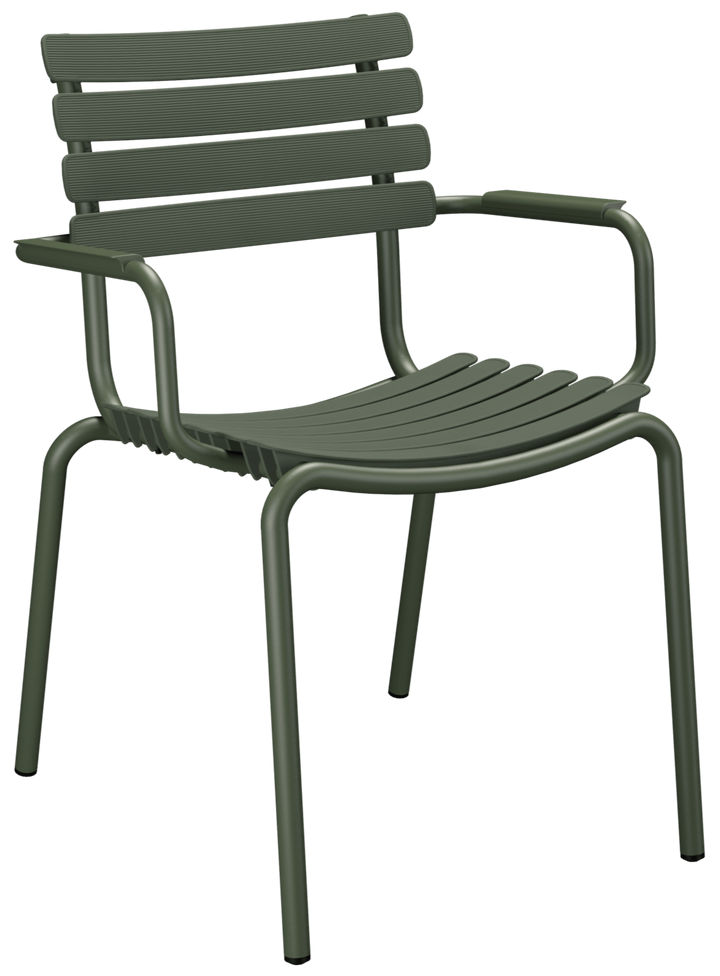 ReCLIPS Outdoor Dining Chair - HOUE - Outdoor Furniture - Olive Green - Aluminum - HORNE
