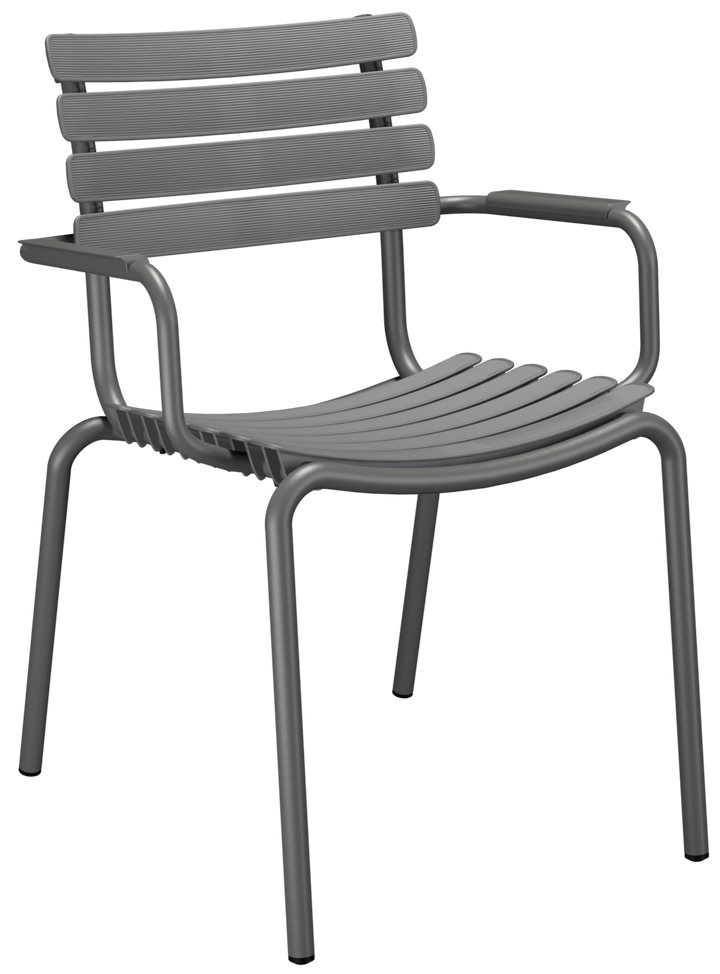 ReCLIPS Outdoor Dining Chair - HOUE - Outdoor Furniture - Dark Grey - Aluminum - HORNE