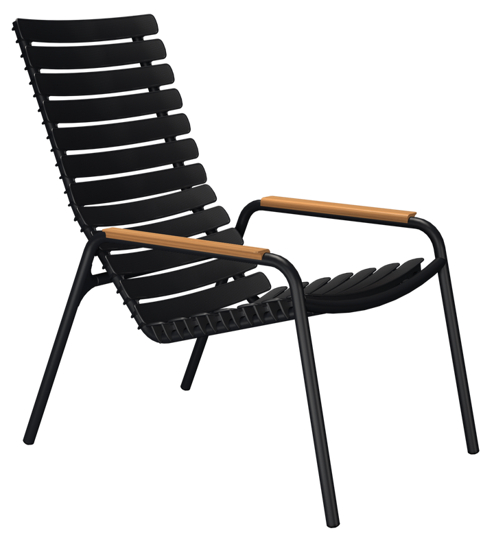ReCLIPS Outdoor Lounge Chair - HOUE - Outdoor Furniture - Black - Bamboo - HORNE