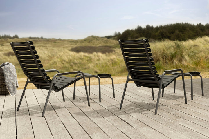 ReCLIPS Outdoor Lounge Chair - HOUE - Outdoor Furniture - Dark Grey - Aluminum - HORNE