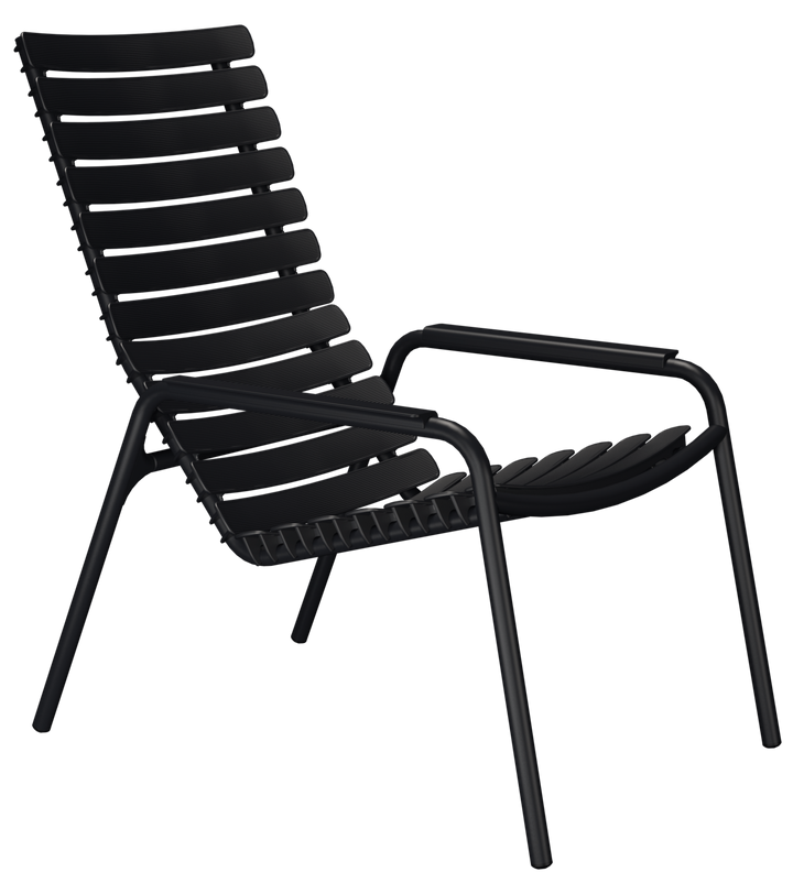 ReCLIPS Outdoor Lounge Chair - HOUE - Outdoor Furniture - Black - Aluminum - HORNE