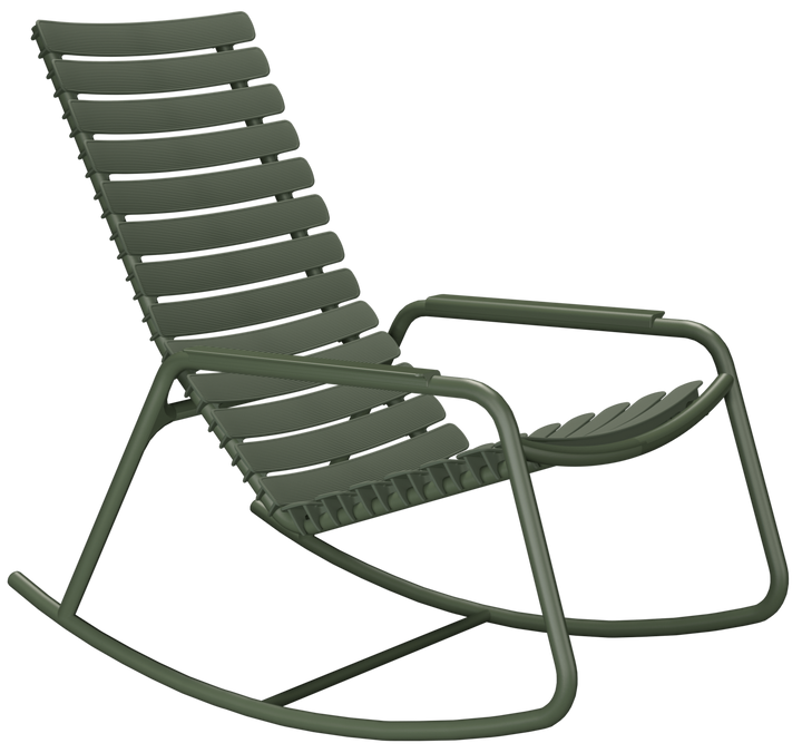 ReCLIPS Outdoor Rocking Chair - HOUE - Outdoor Furniture - Olive Green - Aluminum - HORNE