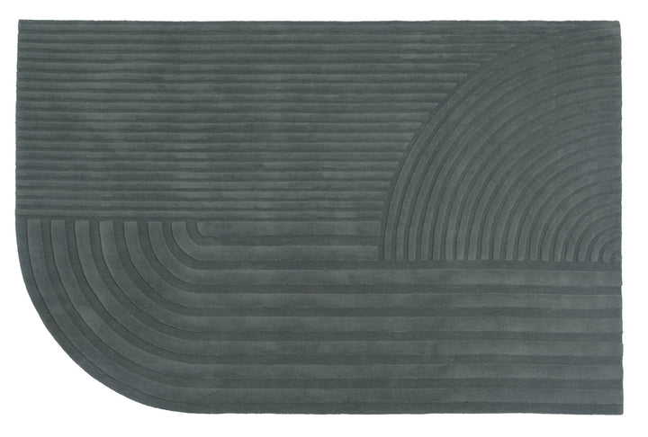 Relevo Rug - Muuto - Rugs - Large - Dark Green - HORNE