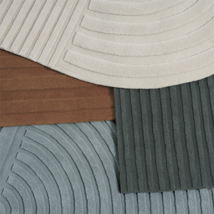 Relevo Rug - Muuto - Rugs - Large - Sage Green - HORNE