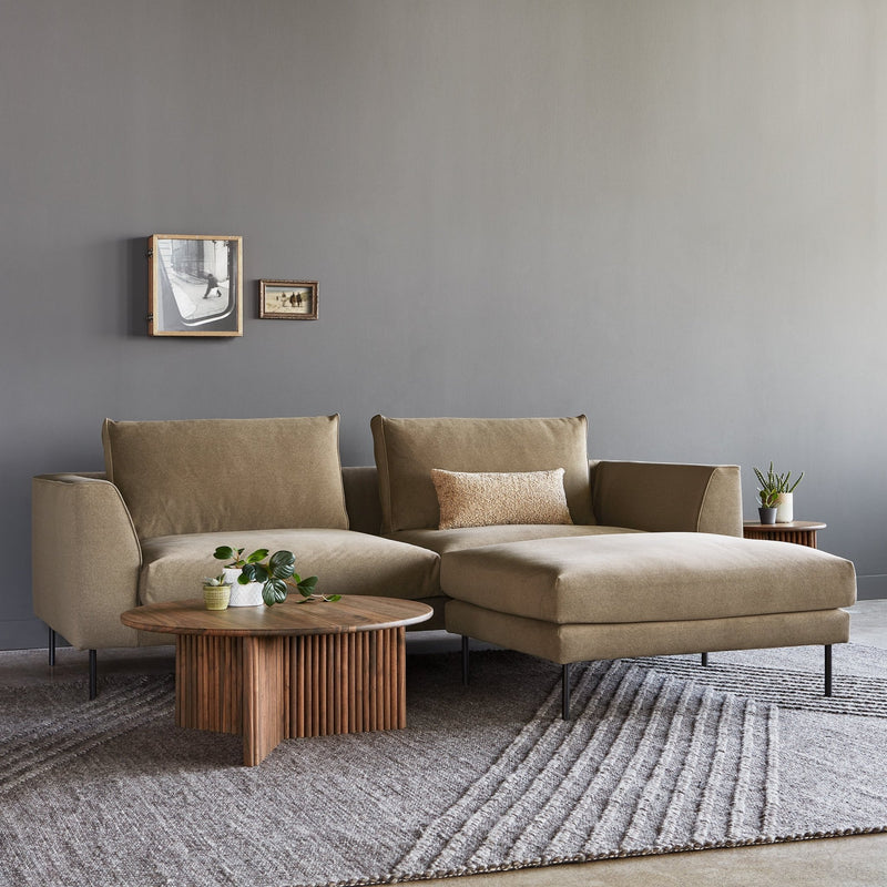 Renfrew Ottoman - Gus* Modern - Stools + Benches + Ottomans - Merino Cream - HORNE