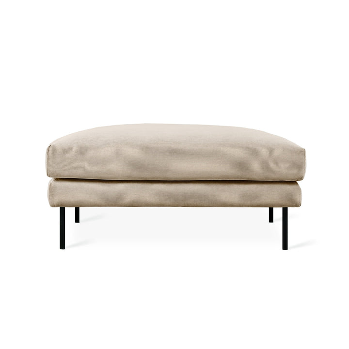Renfrew Ottoman - Gus* Modern - Stools + Benches + Ottomans - Mersey Caribou - HORNE