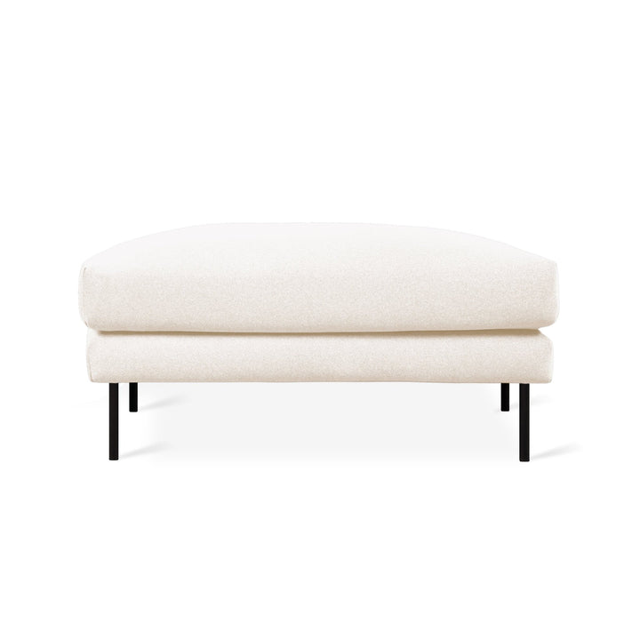Renfrew Ottoman - Gus* Modern - Stools + Benches + Ottomans - Merino Cream - HORNE