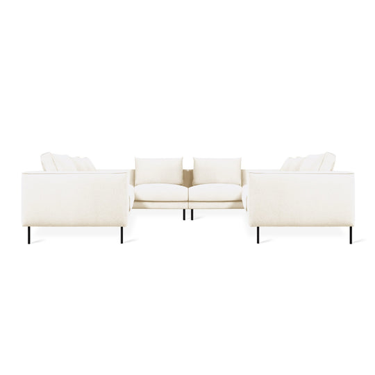 Renfrew U - Shaped Sectional - Gus* Modern - Sofas - Merino Cream - HORNE