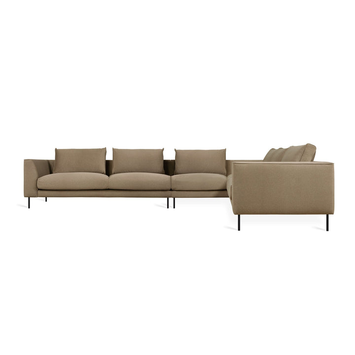 Renfrew XL Sectional - Gus* Modern - Sofas - Right Facing - Merino Mocha - HORNE