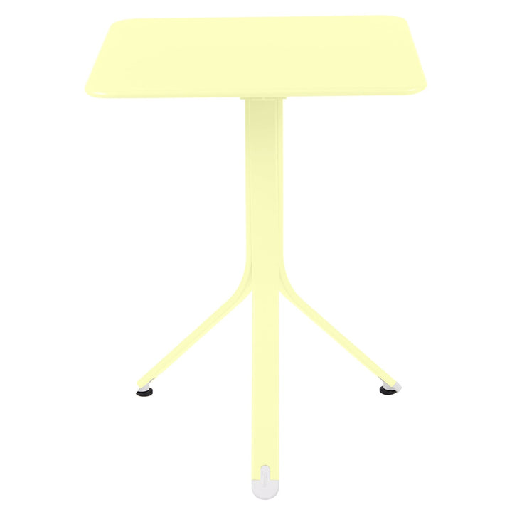 Resto Table 22.5" x 22.5" - Fermob - Outdoor Furniture - Frosted Lemon - HORNE