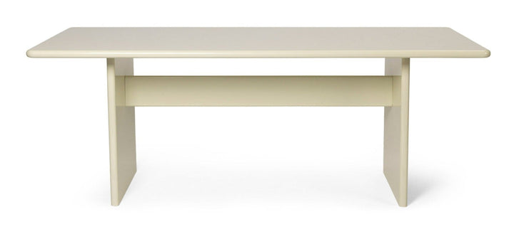 Rink Dining Table - Ferm Living - Tables - Small - Eggshell - HORNE
