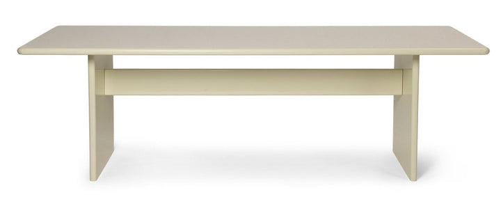 Rink Dining Table - Ferm Living - Tables - Large - Eggshell - HORNE