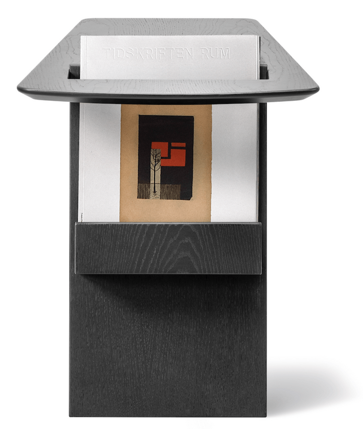 Risom Magazine Table - Fredericia - Tables + Desks - Black Lacquered - HORNE