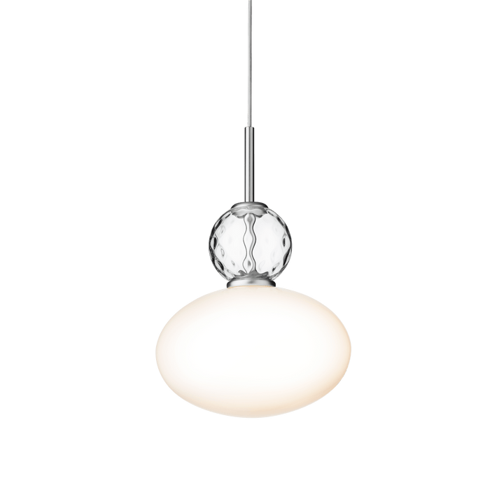 Rizzatto 32 - Nuura - Pendants - Satin Silver/Opal - HORNE