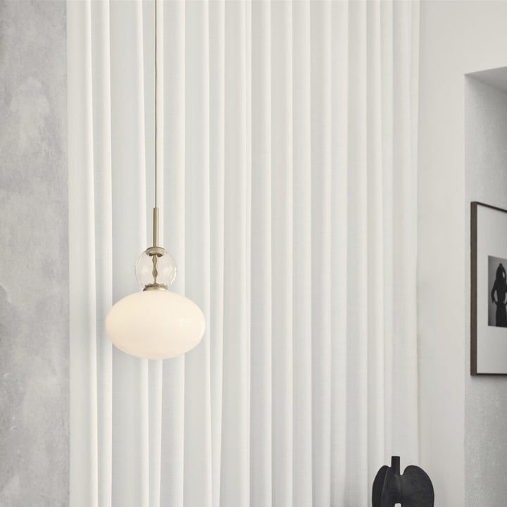 Rizzatto 32 - Nuura - Pendants - Satin Silver/Opal - HORNE