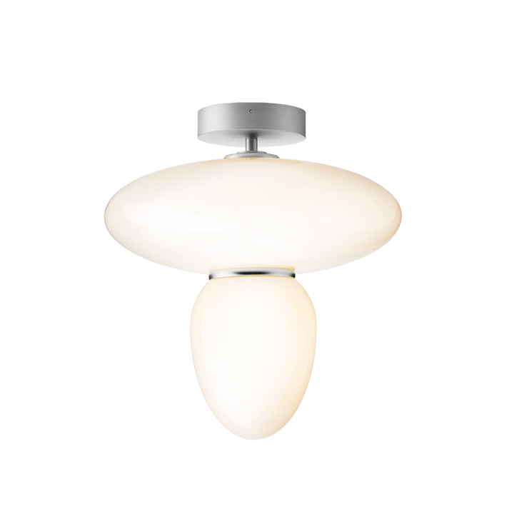 Rizzatto 42 - Nuura - Pendants - Satin Silver/Opal - HORNE