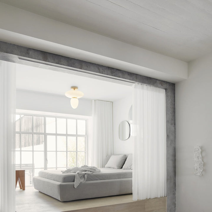 Rizzatto 42 - Nuura - Pendants - Satin Silver/Opal - HORNE
