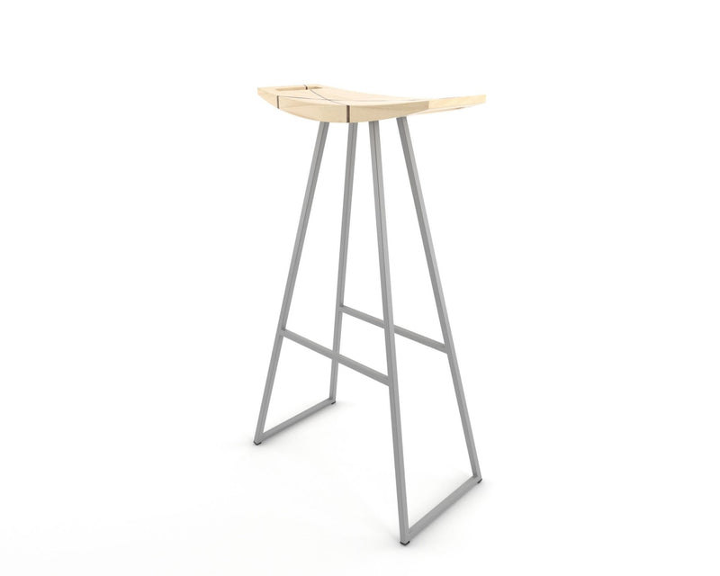 Roberts Bar Stool - Tronk - Stools + Benches + Ottomans - Walnut - Green - HORNE