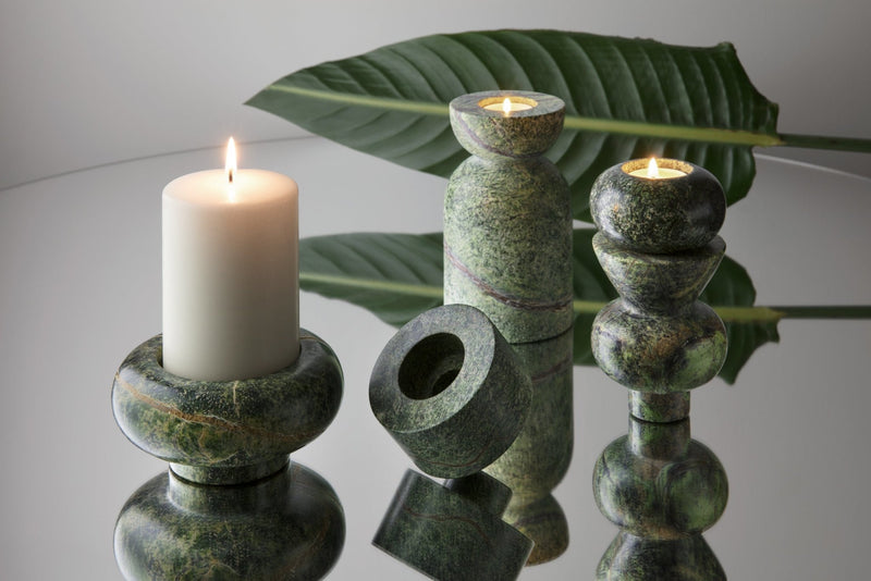 Rock Candle Holder - Large - Tom Dixon - Candle Holders - HORNE