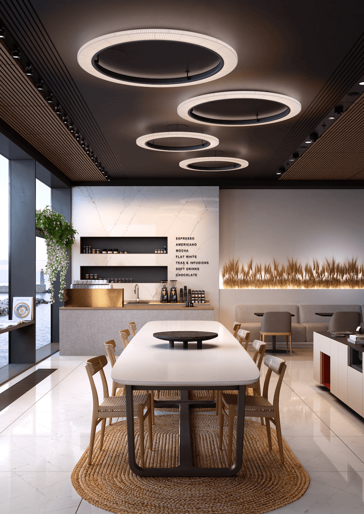 Roda PF/120 LED Dimmable Ceiling Lamp - Bover - Ceiling Lights - White - HORNE