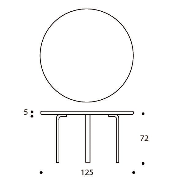 Round Table 91 by Alvar Aalto