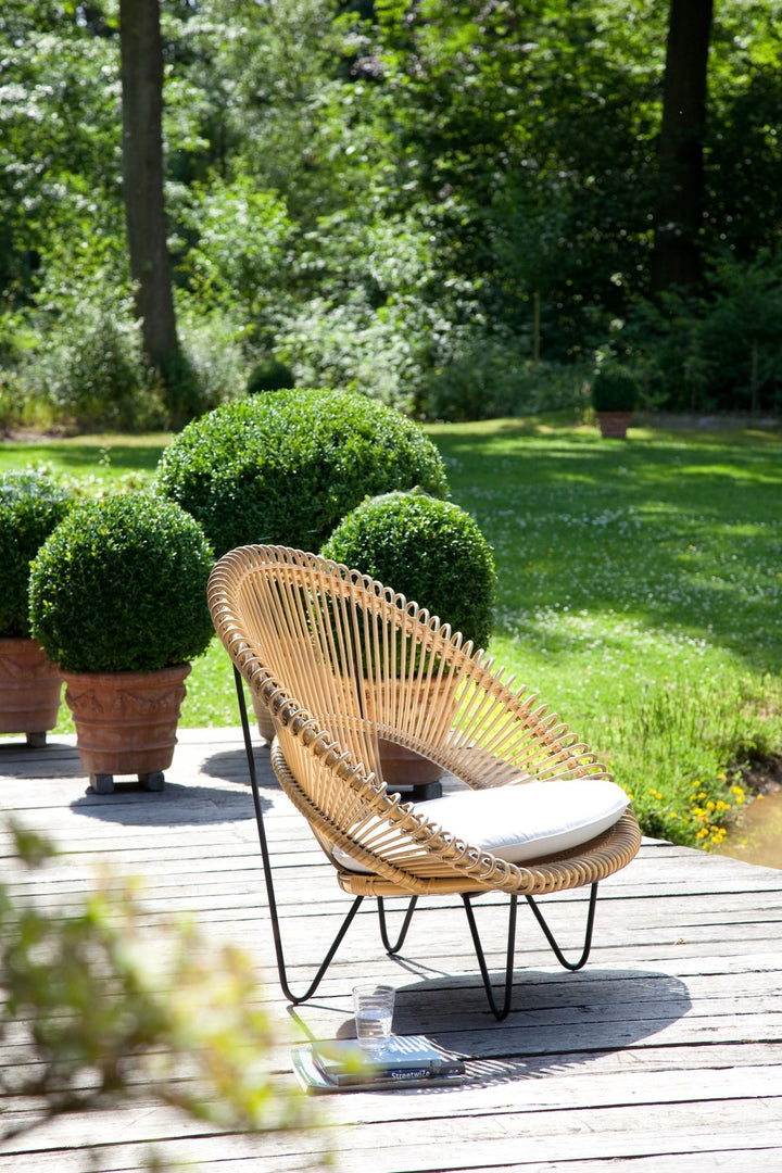 Roy Cocoon Chair - Vincent Sheppard - Outdoor Furniture - Camel - Sunbrella Canvas - HORNE