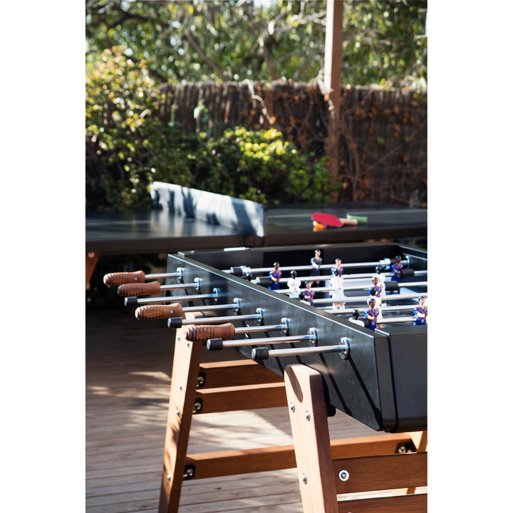 RS3 Indoor Wood Foosball Table - RS Barcelona - Games + Recreation - Inox - No Cover - HORNE