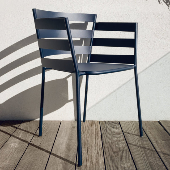 Rythmic Armchair - Set of 2 - Fermob - Outdoor Furniture - Lapilli Grey - HORNE