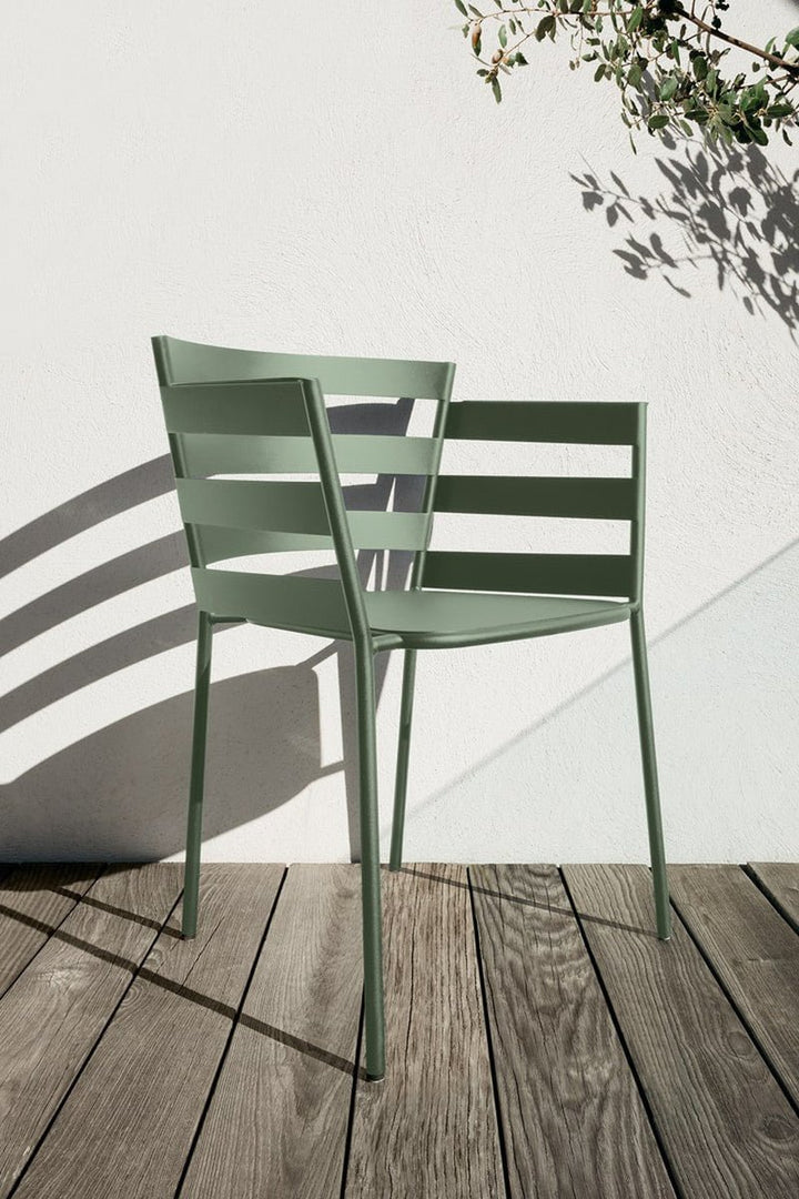 Rythmic Armchair - Set of 2 - Fermob - Outdoor Furniture - Lapilli Grey - HORNE