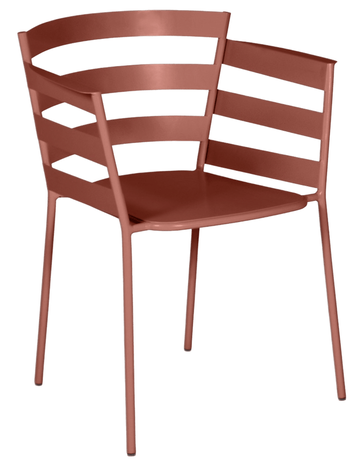 Rythmic Armchair - Set of 2 - Fermob - Outdoor Furniture - Red Ochre - HORNE