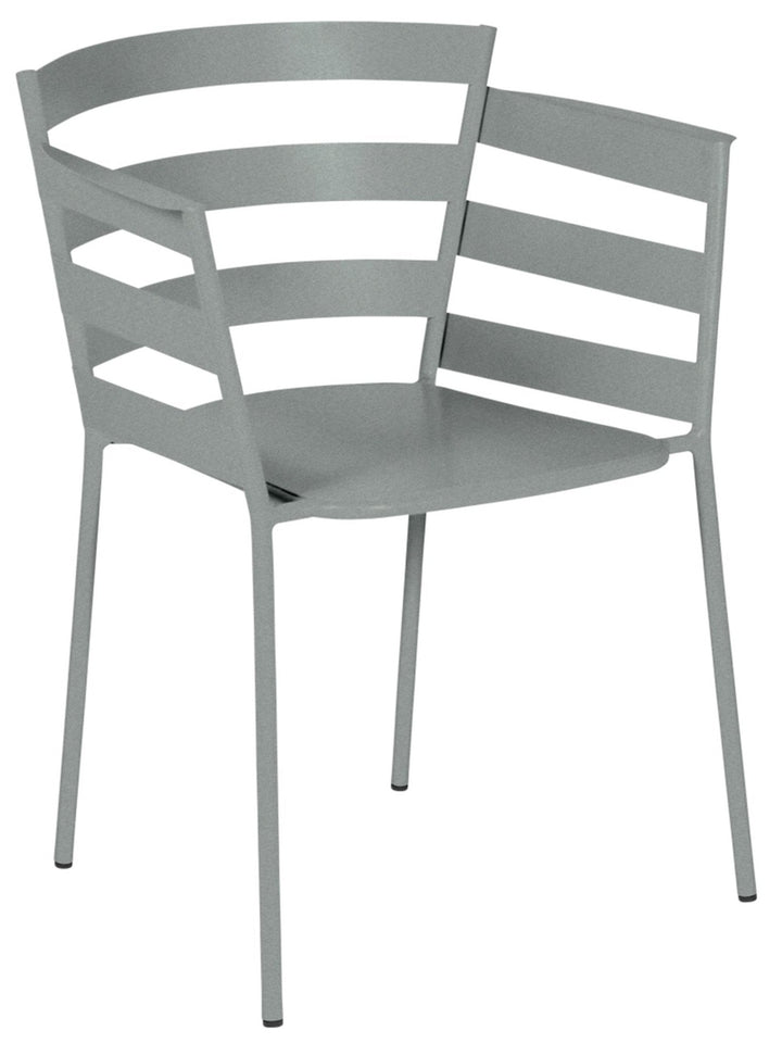 Rythmic Armchair - Set of 2 - Fermob - Outdoor Furniture - Lapilli Grey - HORNE