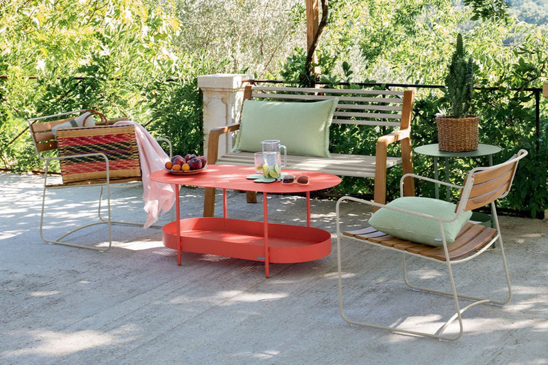 Salsa Low Table - Fermob - Outdoor Furniture - Acapulco Blue - HORNE