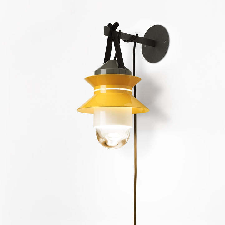 Santorini Outdoor Fixed Stem Wall Light - Marset - Outdoor Lights - White - HORNE