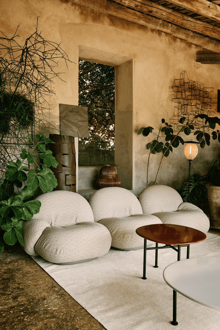 Satellite Outdoor Floor Lamp - Gubi - Outdoor Lights - Mustard Gold - HORNE