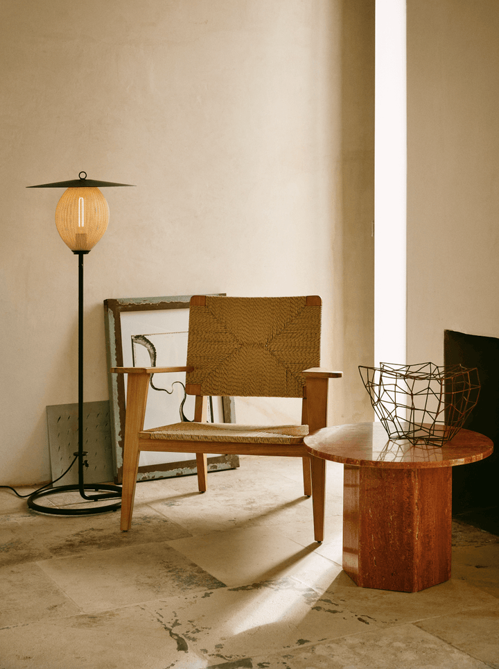 Satellite Outdoor Floor Lamp - Gubi - Outdoor Lights - Mustard Gold - HORNE