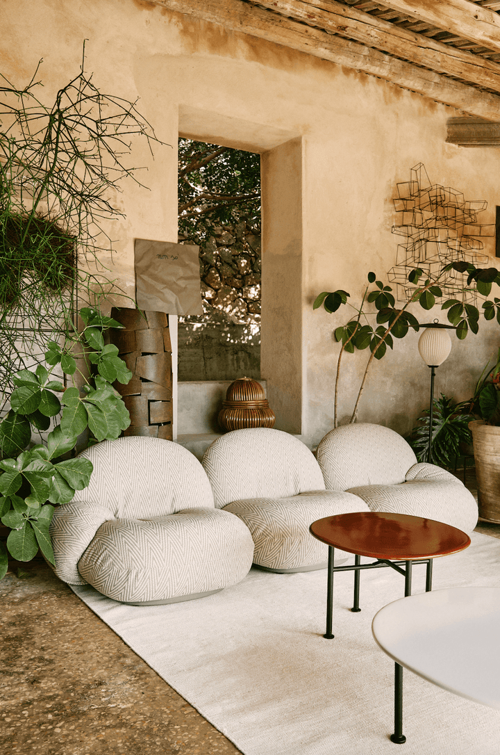 Satellite Outdoor Floor Lamp - Gubi - Outdoor Lights - Mustard Gold - HORNE