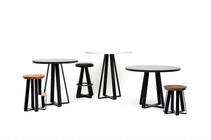 Sea Smoke Bar Table - Artless - Tables + Desks - Belgium Black - 36" dia - HORNE