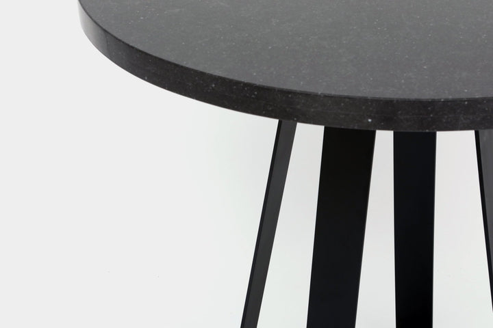 Sea Smoke Bar Table - Artless - Tables + Desks - Belgium Black - 36" dia - HORNE