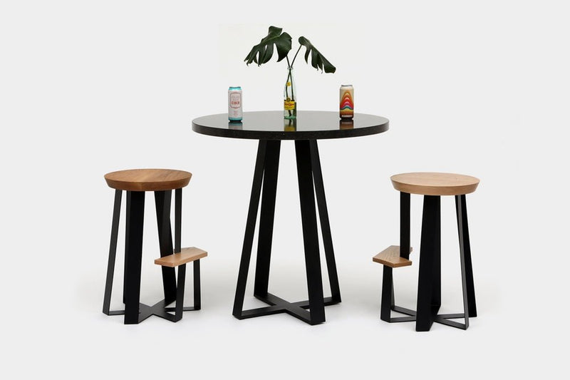 Sea Smoke Counter Table - Artless - Tables + Desks - Belgium Black - 36