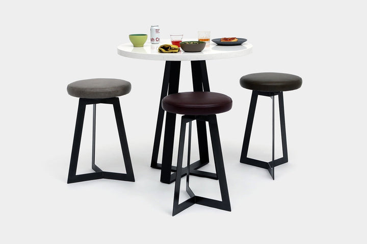 Sea Smoke Counter Table - Artless - Tables + Desks - Belgium Black - 36" dia - HORNE