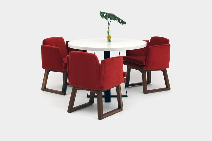 Sea Smoke Table - Artless - Tables + Desks - Belgium Black - 36" dia - HORNE