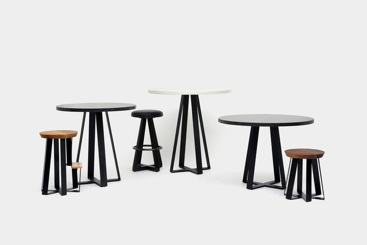 Sea Smoke Table - Artless - Tables + Desks - Belgium Black - 36" dia - HORNE