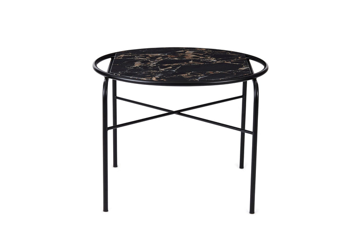 Secant Coffee Table - Circle - Warm Nordic - Tables - Marble Black - HORNE